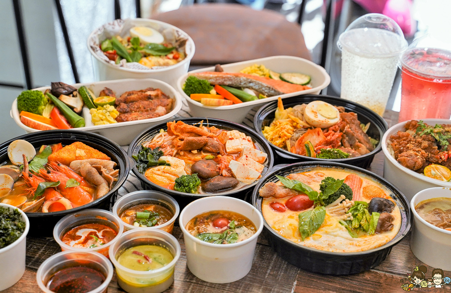 口碑 Yavan雅釩形象概念廚房 高雄美食 便當 餐盒 外帶 外送 異國料理 泰式 韓式 日式 咖哩 低GI 健康餐盒