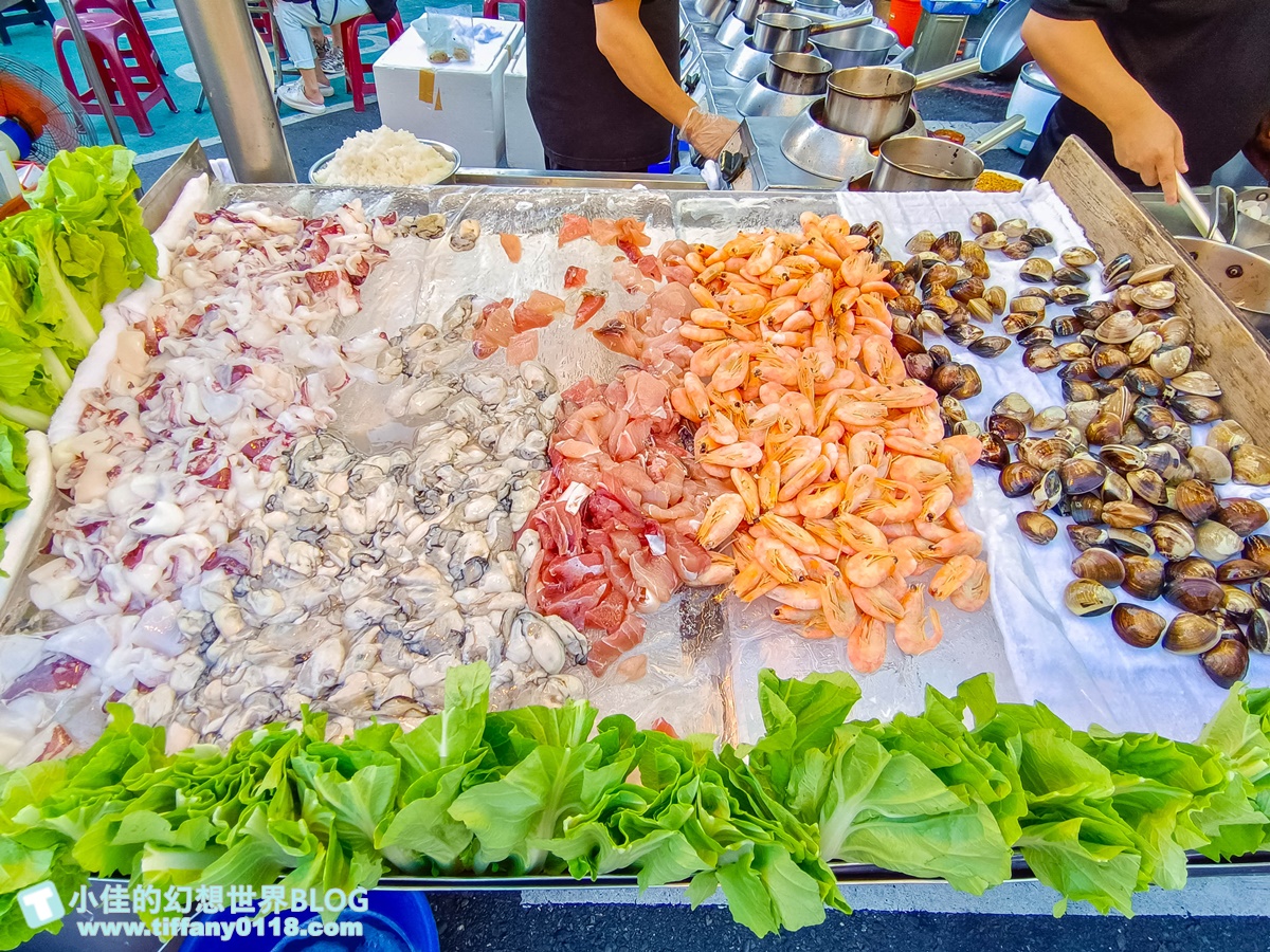 [高雄美食]六合夜市莊記海產粥/每一口都是海鮮料/六合夜市美食推薦