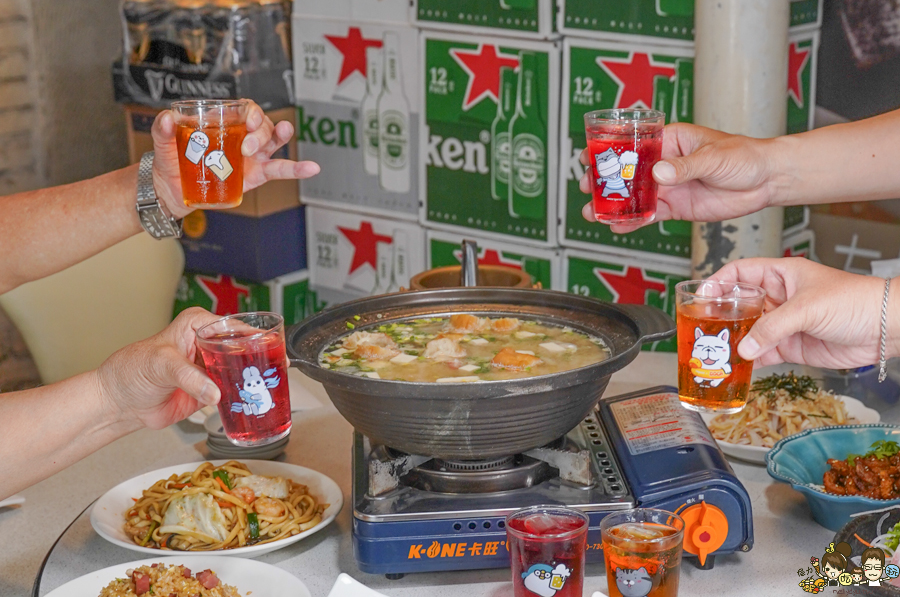 高雄熱炒 熱炒推薦 美食 海鮮 漁夫廚房 超人氣 排隊 聊癒杯 台灣IP 限量 限定
