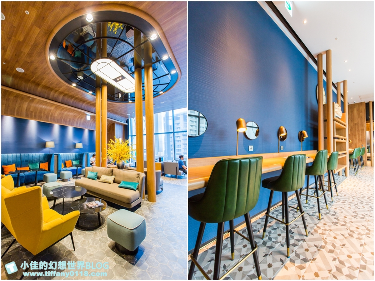 [桃園住宿推薦]COZZI Blu和逸飯店桃園館/全台唯一海洋主題飯店/Xpark、新光影城、華泰名品城緊鄰在旁