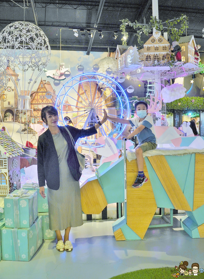 台中景點 台灣旅遊 台中旅遊 親子 親子旅遊 互動 兒童 玩樂 網美拍照 景點 夢幻 歐洲 耶誕