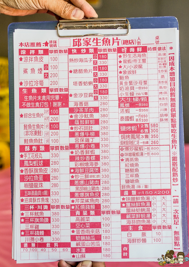 邱家生魚片 墾丁 恆春 百元生魚片 好吃 便宜 必吃 推薦 老店 老字號 