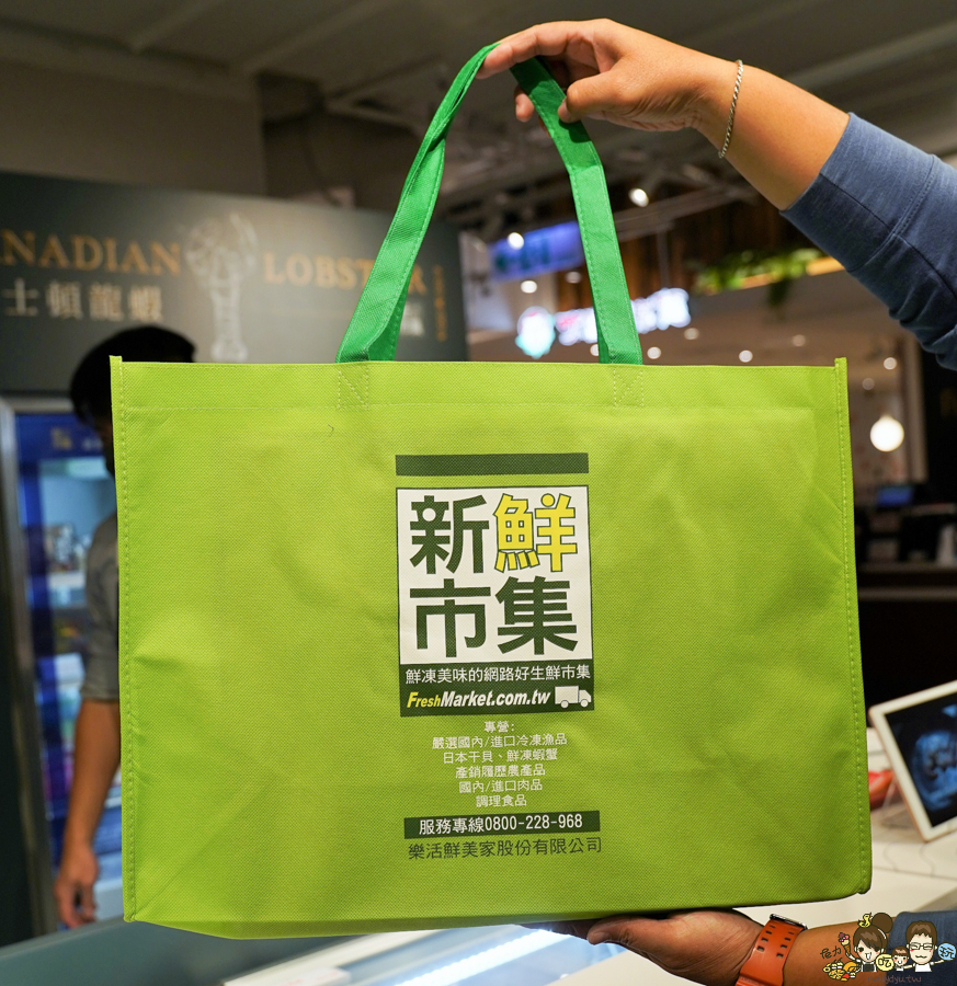 漢神百貨 快閃櫃 新鮮市集 海鮮 龍蝦 白蝦 干貝 魚 新鮮 團購 宅配