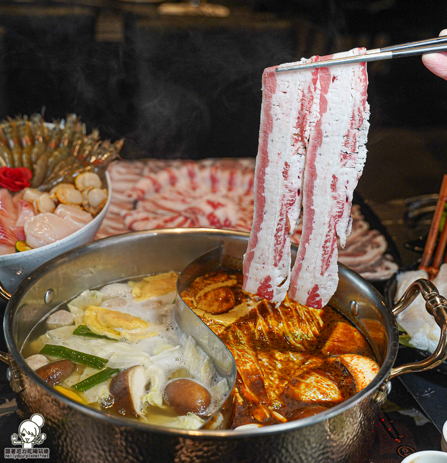 王宮鍋物 新堀江 美食 推薦 聚餐 鍋物 海鮮 肉盤 大肉盤 約會 商務聚會