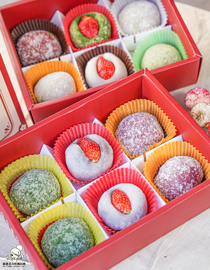 高雄伴手禮 春節禮盒 伴手禮 宅配 高雄美食 高雄團購 手工 麻糬 大福 草莓 限定