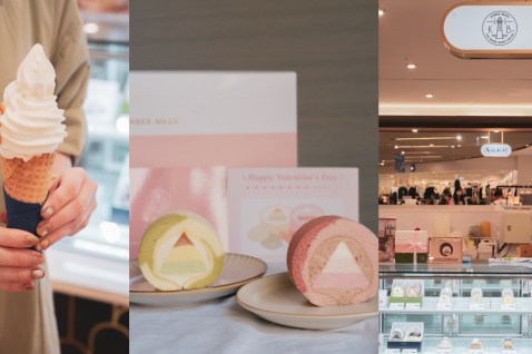 新竹巨城甜點：Kinber 金帛手製 甜點明燈在這裡 美味雪糕捲可愛又好吃！