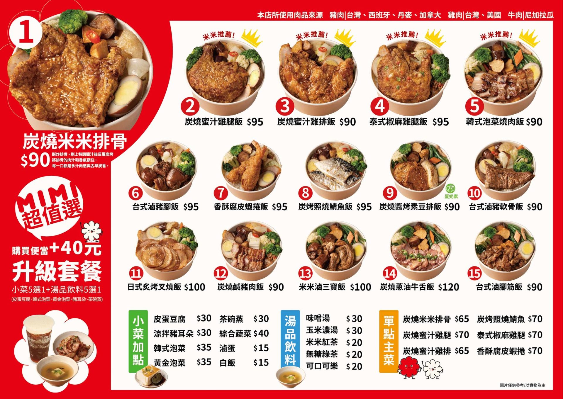 米米炭燒排骨飯、村上一小鍋、茶哺茶哺 日系 往美 火鍋 便當 高雄美食 