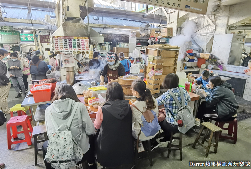 嘉義美食|袁家筒仔米糕排骨酥/70年老店嘉義東市場美食(菜單價格)