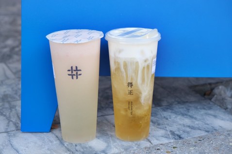 新竹飲料│得正新竹光復計劃。主打烏龍茶的質感飲料店！