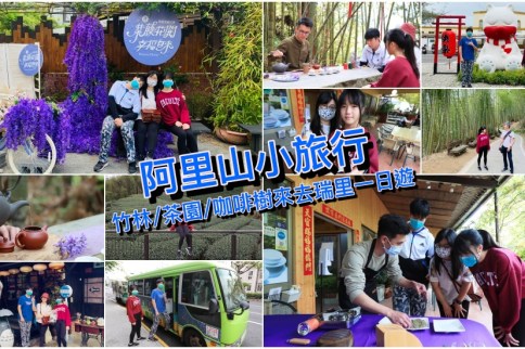 【嘉義景點】阿里山瑞里一日遊：散步綠色隧道竹林茶園＋印象咖啡烘焙體驗好好玩