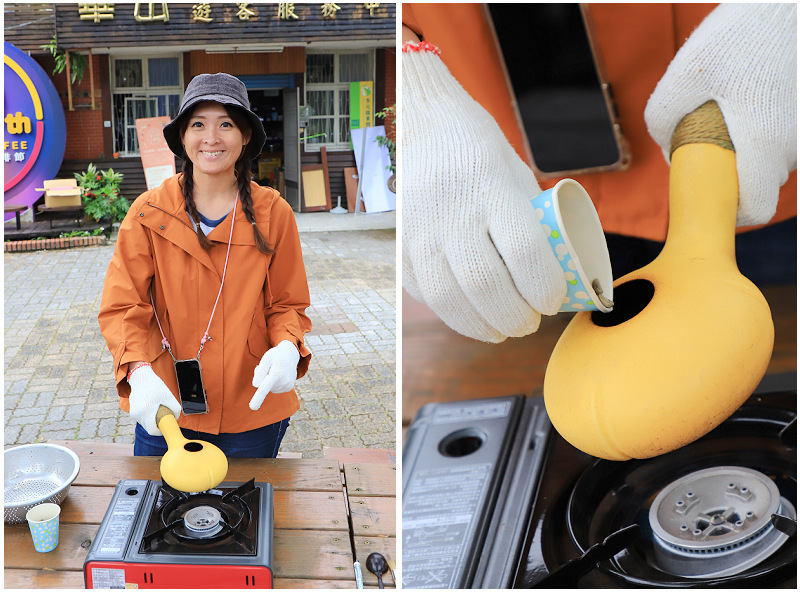 雲林旅行｜華山好好玩！陶壺烘咖啡豆DIY+手沖咖啡 !手作萬