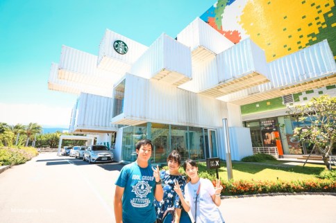 花蓮｜貨櫃屋星巴克洄瀾門市＆新天堂樂園玩拍趣，大師隈研吾作品花蓮網美ig打卡景點