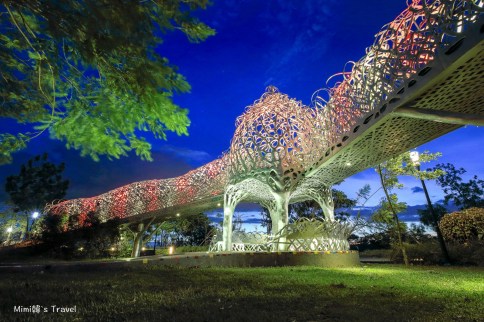 【嘉義IG景點】月影潭心：嘉義蘭潭水庫夜空的璀璨銀河，點燈後無敵浪漫捏！