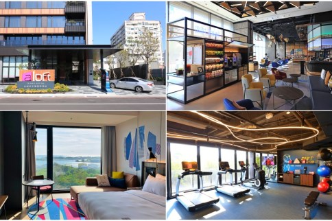 【台南住宿】台南安平雅樂軒酒店(評價8.6)：環境設施雙人房開箱，安平綠帶海景第一排