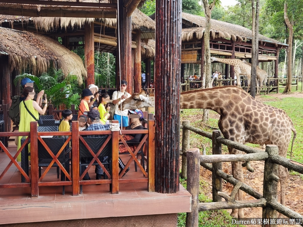 富國島動物園,富國島長頸鹿餐廳,富國島景點,富國島自由行,珍珠野生動物園,越南旅遊,富國島野生動物園