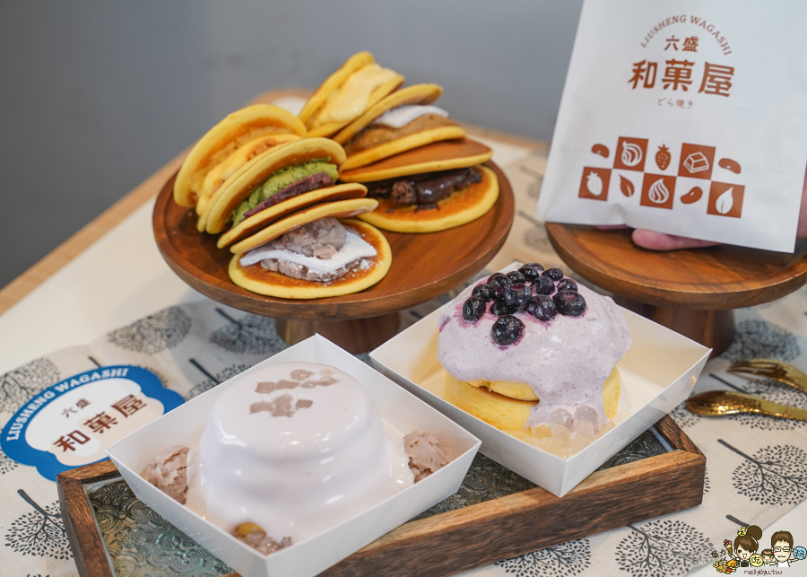 六盛和菓屋 舒芙蕾 和菓子 現點製作 日式 甜點 點心 高雄 百貨美食 美食街 甜點 小吃 必吃 散步美食 義享時尚廣場 