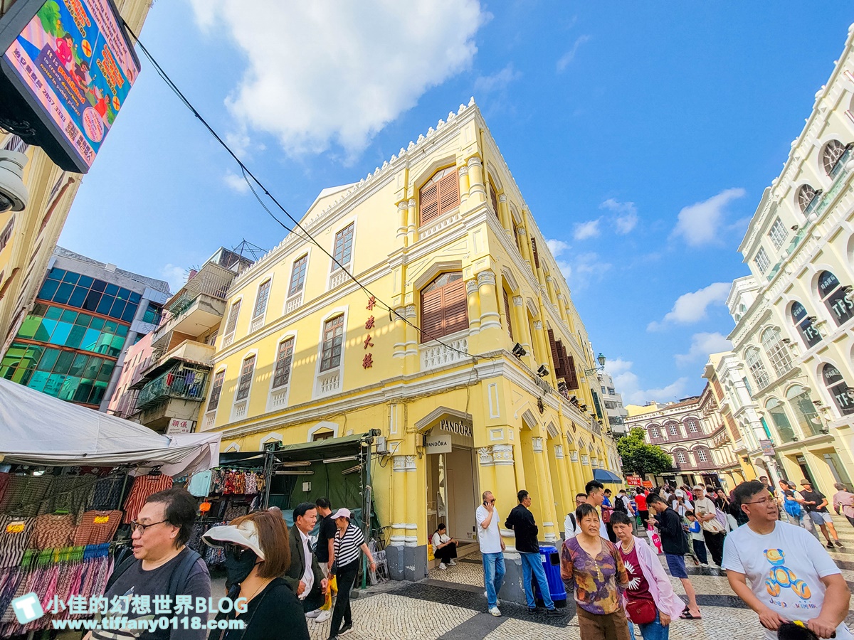 2024澳門自由行/10大必去大三巴牌坊周邊免費景點推薦/議事亭前地、玫瑰聖母堂、戀愛巷/澳門自由行一日遊
