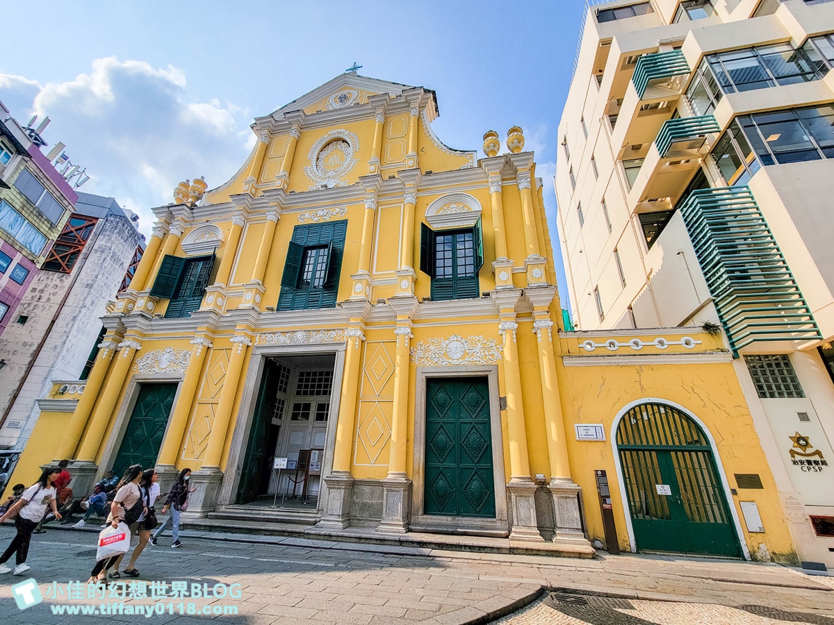 2024澳門自由行/10大必去大三巴牌坊周邊免費景點推薦/議事亭前地、玫瑰聖母堂、戀愛巷/澳門自由行一日遊