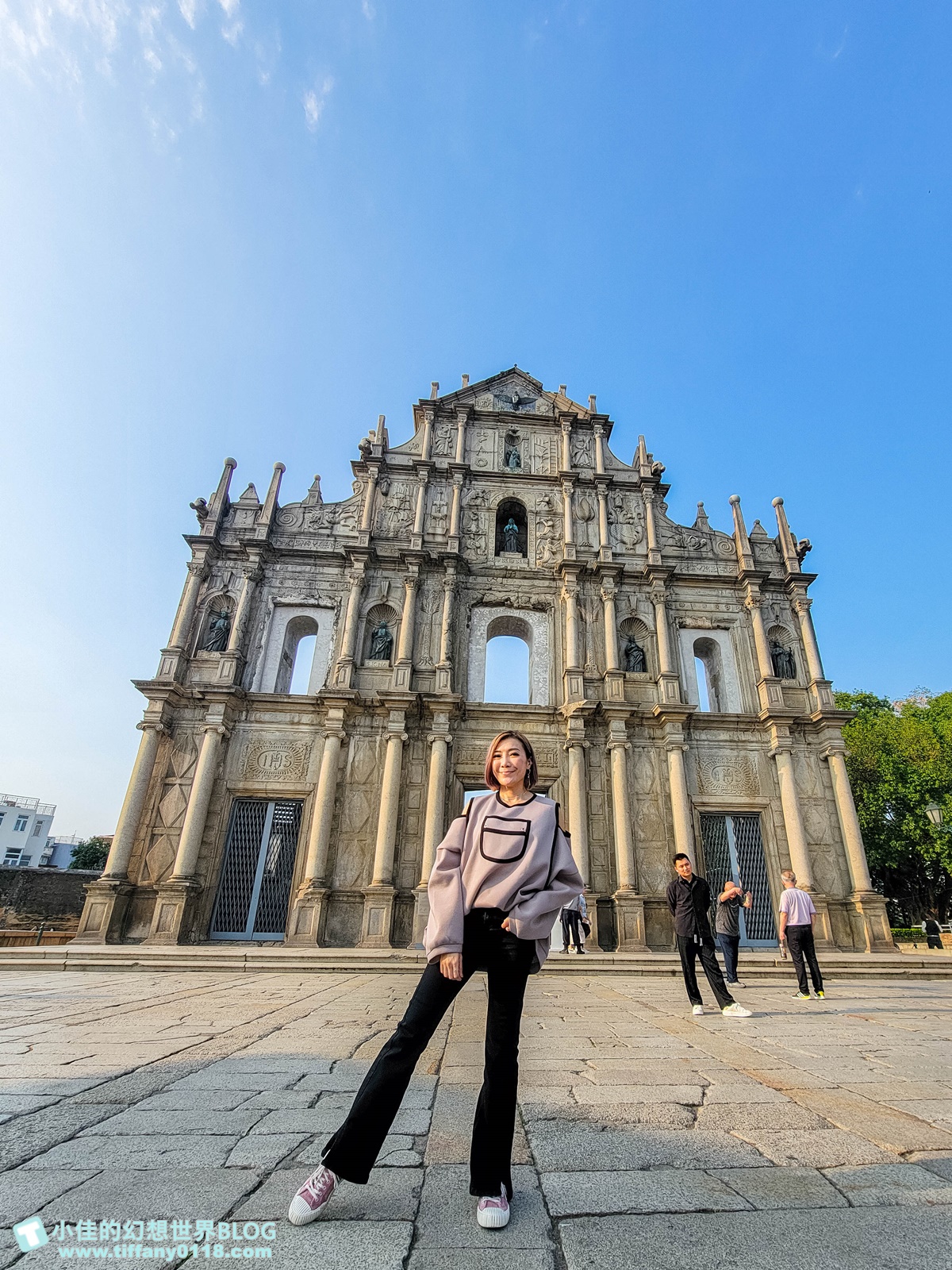 2024澳門自由行/10大必去大三巴牌坊周邊免費景點推薦/議事亭前地、玫瑰聖母堂、戀愛巷/澳門自由行一日遊