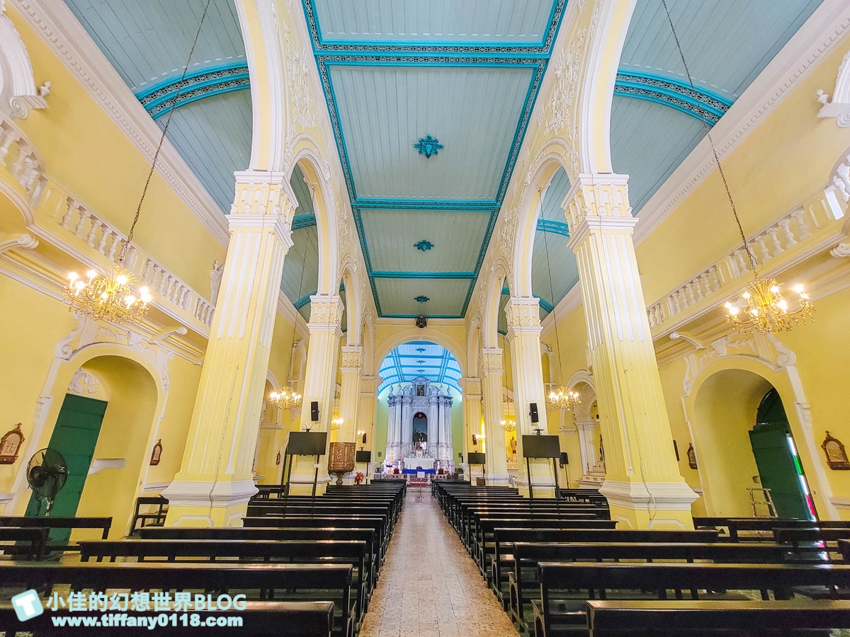 2024澳門自由行/10大必去大三巴牌坊周邊免費景點推薦/議事亭前地、玫瑰聖母堂、戀愛巷/澳門自由行一日遊