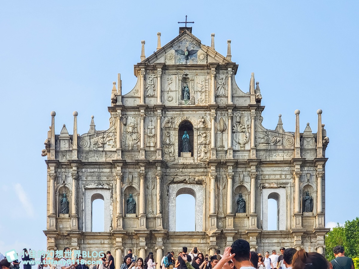 2024澳門自由行/10大必去大三巴牌坊周邊免費景點推薦/議事亭前地、玫瑰聖母堂、戀愛巷/澳門自由行一日遊