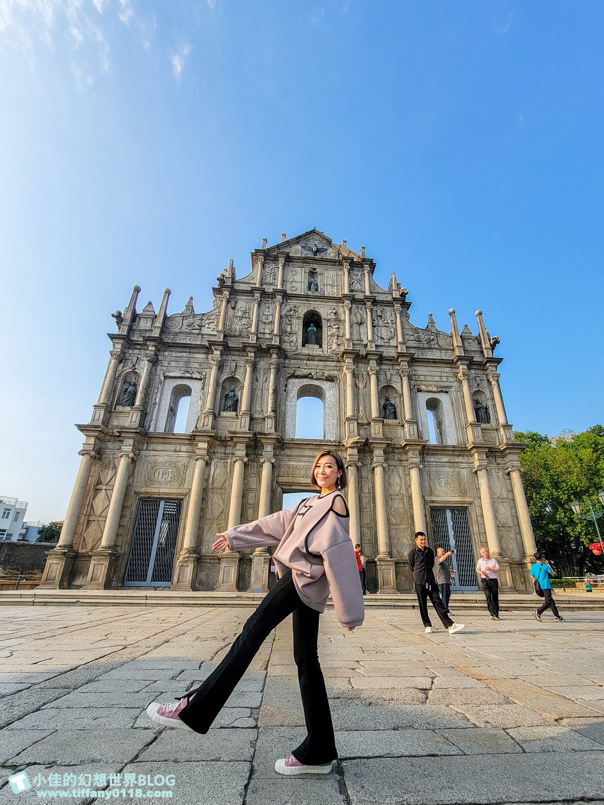 2024澳門自由行/10大必去大三巴牌坊周邊免費景點推薦/議事亭前地、玫瑰聖母堂、戀愛巷/澳門自由行一日遊