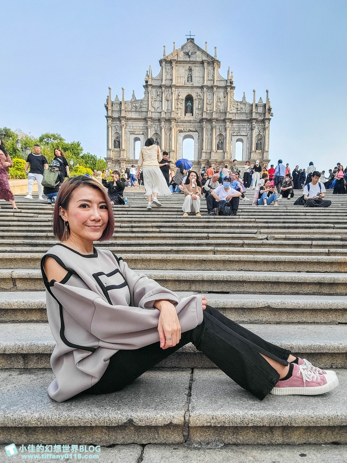 2024澳門自由行/10大必去大三巴牌坊周邊免費景點推薦/議事亭前地、玫瑰聖母堂、戀愛巷/澳門自由行一日遊