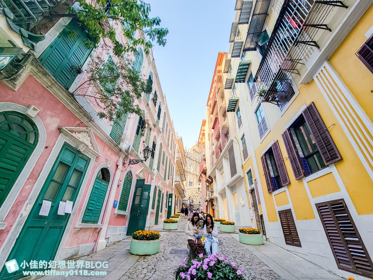 2024澳門自由行/10大必去大三巴牌坊周邊免費景點推薦/議事亭前地、玫瑰聖母堂、戀愛巷/澳門自由行一日遊