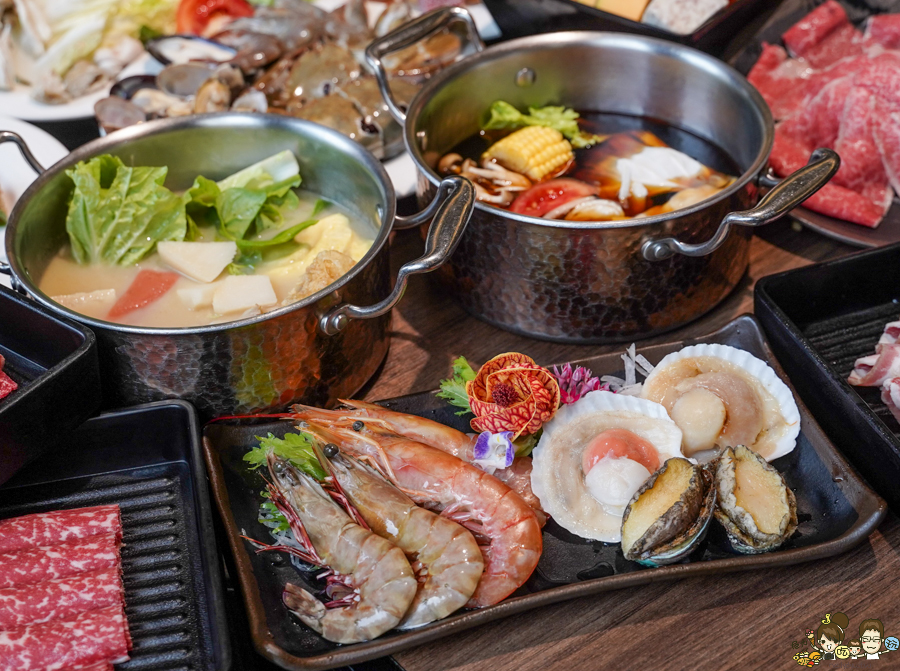 高雄火鍋 火鍋吃到飽 吃到飽 木櫃工廠創意鍋物 聚餐 聚會 多人聚餐 謝師宴 吃到飽 甜點 海鮮 和牛 可朗芙 限定 下午茶