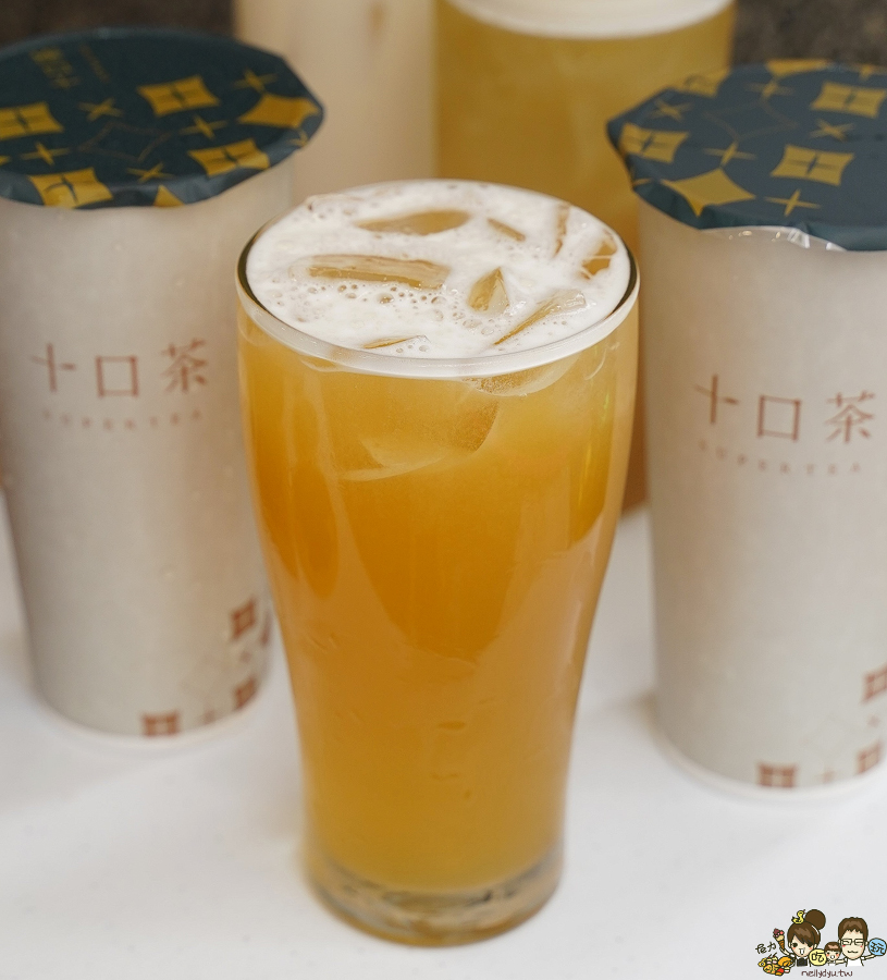 十口茶 高雄 高雄飲料 金萱 紅茶 手搖茶飲 高雄手搖 飲料 無糖 好喝 蜂蜜 新店 奶茶 珍奶