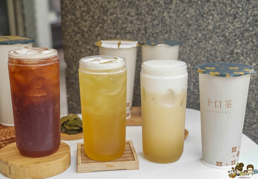 十口茶 高雄 高雄飲料 金萱 紅茶 手搖茶飲 高雄手搖 飲料 無糖 好喝 蜂蜜 新店 奶茶 珍奶
