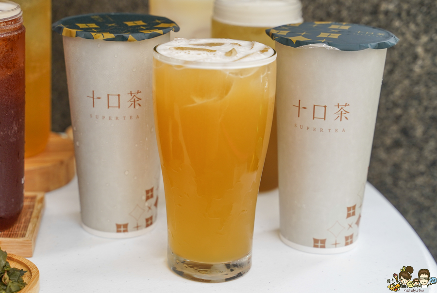 十口茶 高雄 高雄飲料 金萱 紅茶 手搖茶飲 高雄手搖 飲料 無糖 好喝 蜂蜜 新店 奶茶 珍奶