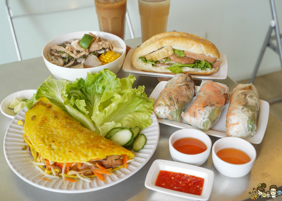 越素蔬食 越南料理 法國麵包 越南河粉 鳳山素食 蔬食 爽口 美味 開胃 輕食 酸辣河粉 越南咖啡 
