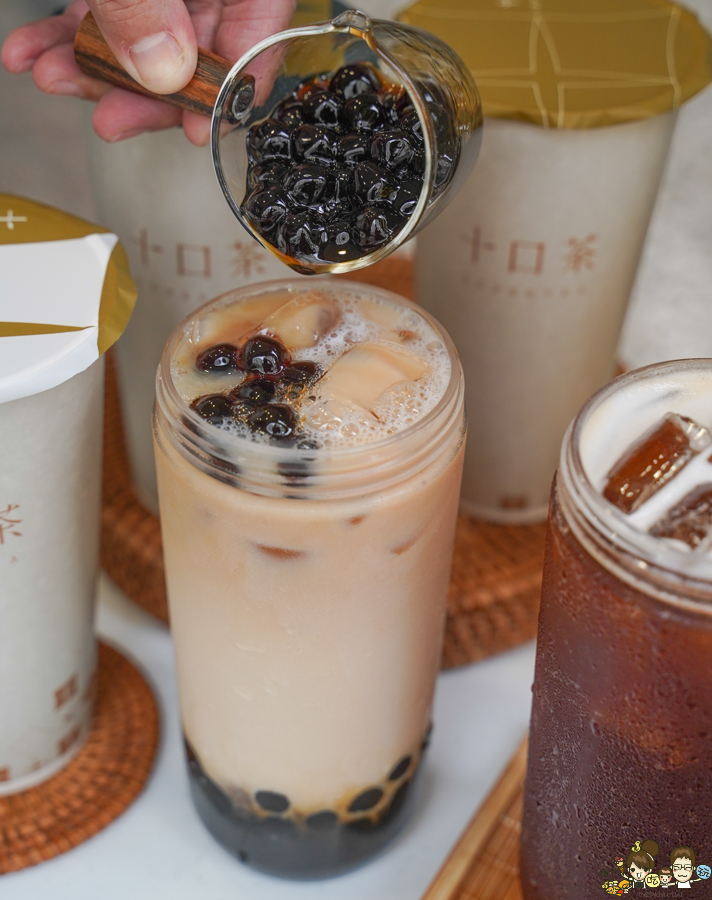 十口茶 高雄 高雄飲料 金萱 紅茶 手搖茶飲 高雄手搖 飲料 無糖 好喝 蜂蜜 新店 奶茶 珍奶