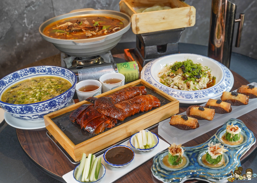 墨川四川樟茶烤鴨 台南川菜推薦 LA時尚川菜 烤鴨 片鴨 脆皮 川味料理 辣味 青花椒 香麻 夠味 聚餐 聚會 包廂 家庭聚餐 親子 