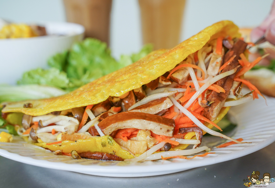 越素蔬食 越南料理 法國麵包 越南河粉 鳳山素食 蔬食 爽口 美味 開胃 輕食 酸辣河粉 越南咖啡 