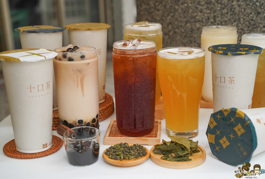 十口茶 高雄 高雄飲料 金萱 紅茶 手搖茶飲 高雄手搖 飲料 無糖 好喝 蜂蜜 新店 奶茶 珍奶