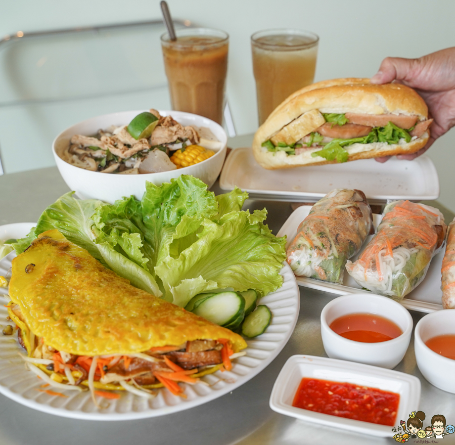 越素蔬食 越南料理 法國麵包 越南河粉 鳳山素食 蔬食 爽口 美味 開胃 輕食 酸辣河粉 越南咖啡 