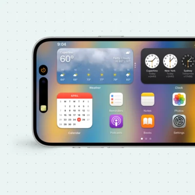 消息指出：iOS17 將加入橫向螢幕顯示模式
