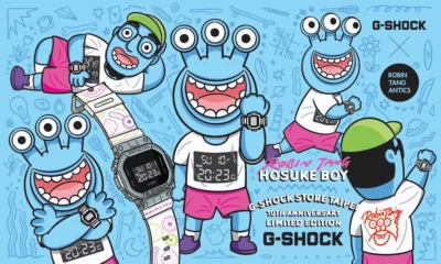 G-SHOCK X 羅賓唐 聯名打造限量腕錶公仔組合