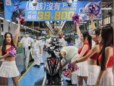 光陽 GP125 熱銷訂單破萬台 生產線全力產出