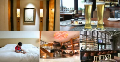 台中親子旅遊推薦住宿 裕元花園酒店相鄰房，設施齊全、環境清幽、飯店美食也很有水準