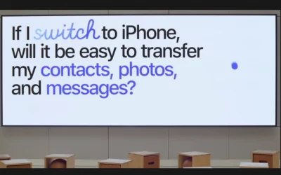Apple 推出  Android 換機 iPhone 問題解答影片