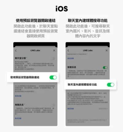 LINE Labs 中隱藏的小祕技 （含 iOS / Android 不同功能）