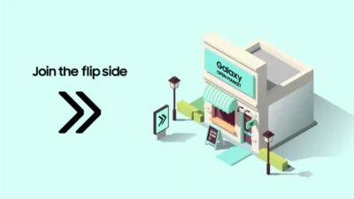 在全球各地 Galaxy 體驗空間一同 Join the Flip Side