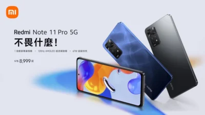 Redmi Note 11 Pro 系列推出 4G/5G 2 種版本， 4/1 起開放預購！