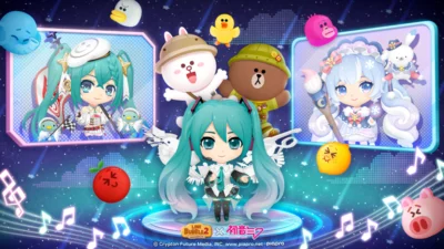 《LINE Bubble 2》x「初音未來」還有期間限定貼圖！