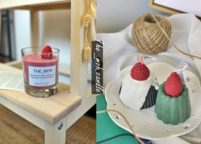 新家日記#5│The_moh.candle 天然手作甜點香氛蠟燭。讓人著迷的家飾品！