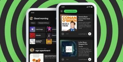 全新 Spotify 首頁推出音樂及 Podcast 獨立頁面