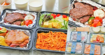 防疫外帶美食 X 超值組合套餐，4大主餐可選2、肉醬義大利麵、現烤香蒜麵包、豪邁沙拉、主廚例湯、飲品兩杯｜19to1鮮選牛排專賣店